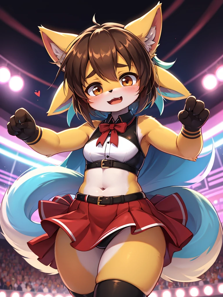 dance stage , girl , (curtsy) , My heart is pounding , (I’m bursting!:0.95) , (legs apart:0.3) , (number one!:0.9) , I want many people to see it , constipated for two weeks