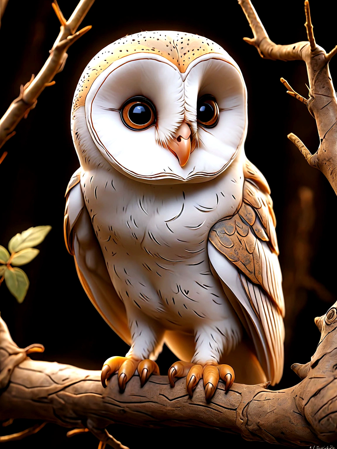barn owl baby
