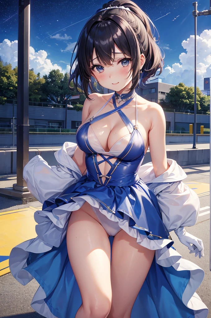 Lapisfe, One girl, alone, View your viewers, blush, bangs, gloves, Upper Body, Braiding, hair band, Ice skating rink in a large gymnasium:1.35、Figure skating、笑顔でFigure skatingの演技を披露する幼い女の子、Figure skatingのSparkling衣装を着た幼い女の子、((Sparkling, See-through dress))、(Petite girl in Japan,)、whole body、View your audience:1.35、Smiling 9 year old girl、Twin tails fluttering in the wind、A sheer fluttery skirt、Wind-blown ponytail、short hair、Hair Scrunchie、Sparkling hair ribbon、((Maximum skin exposure)),(naked)、front、erotic:1.35、C cup breasts、Beautiful cleavage,(Fully exposed cleavage)、Groin washing、Spread your legs、(Wind power increase)、(Super High Leg),(Browsing Caution)