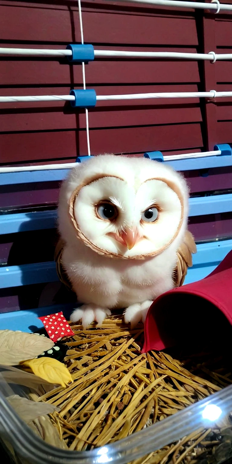 baby barn owl