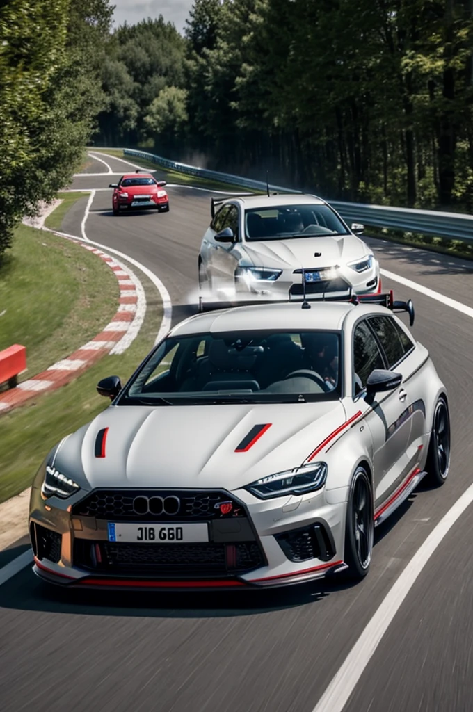 Vidéo d'une RS6 qui drift avec plk comme musique 