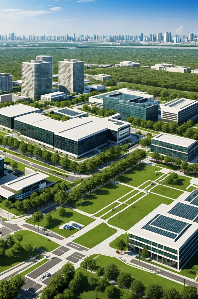 Build a city that promotes good health Full of green space There is health technology. State-of-the-art facilities