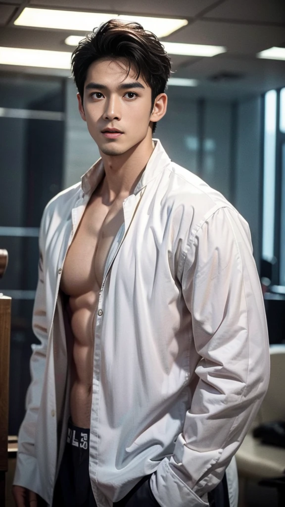 Thai men are handsome, muscular, and have big muscles.