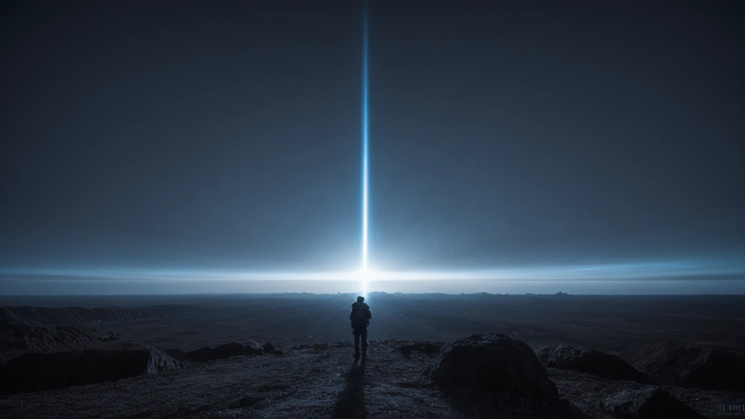 realistic,score_9, score_8_up, score_7_up,
mysterious astronaut silhouette, extraterrestrial landscape, large glowing rectangle, shadowy figure, shadowy hands, monochromatic, sci-fi atmosphere, rocky terrain, ethereal glow, otherworldly setting, isolated figure, exploration, eerie, menacing, ghostly apparitions, high contrast, moody lighting, cinematic composition, digital art, futuristic science fiction