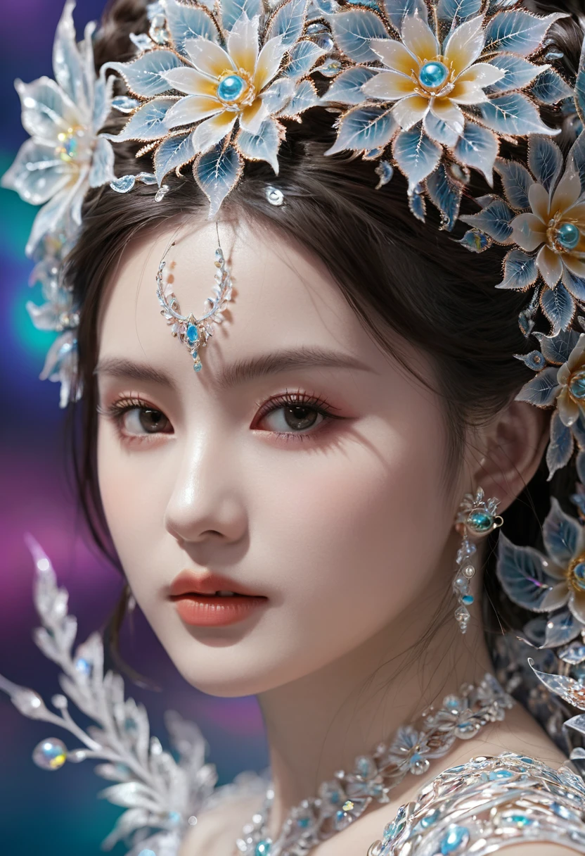(masterpiece, top quality, best quality, official art, beautiful and aesthetic:1.2), (1girl:1.3), (fractal art:1.3),