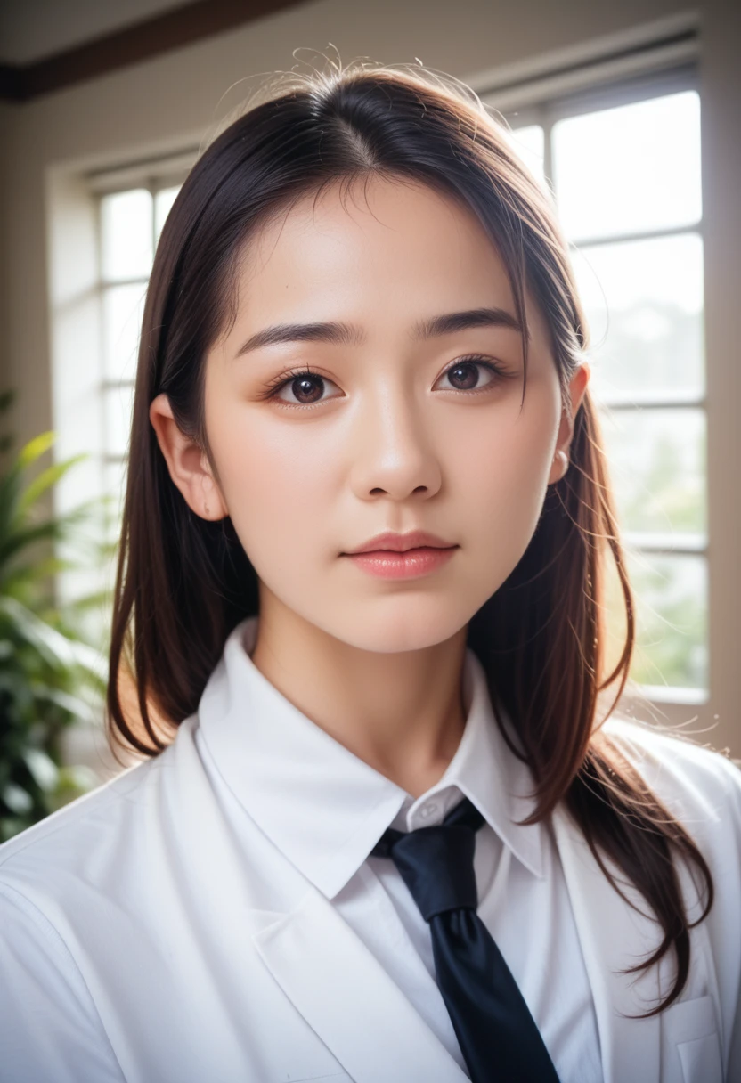 8k, raw photo, best quality, masterpiece, realistic, photo realistic, clear, professional lighting, beautiful face, best quality,ultra high res, realistic japanese beautiful, , 1girl,clothing aside