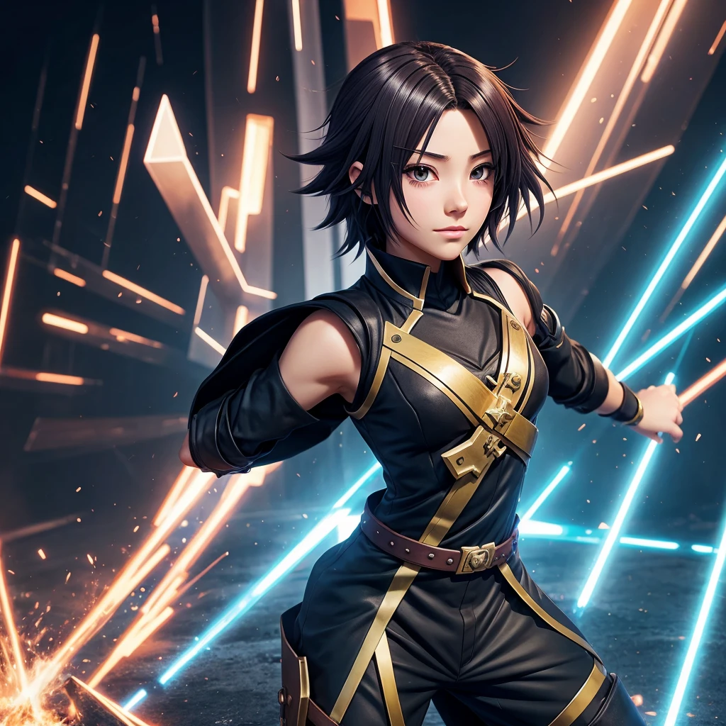 (RAW photo, best quality, masterpiece:1.2), (realistic, photo-realistic:1.37), ultra-detailed, ultra high res, knmts, posing, beautiful detailed eyes, floating hair, professional lighting, photon mapping, radiosity, physically-based rendering, looking at viewer, standing, fatasy light