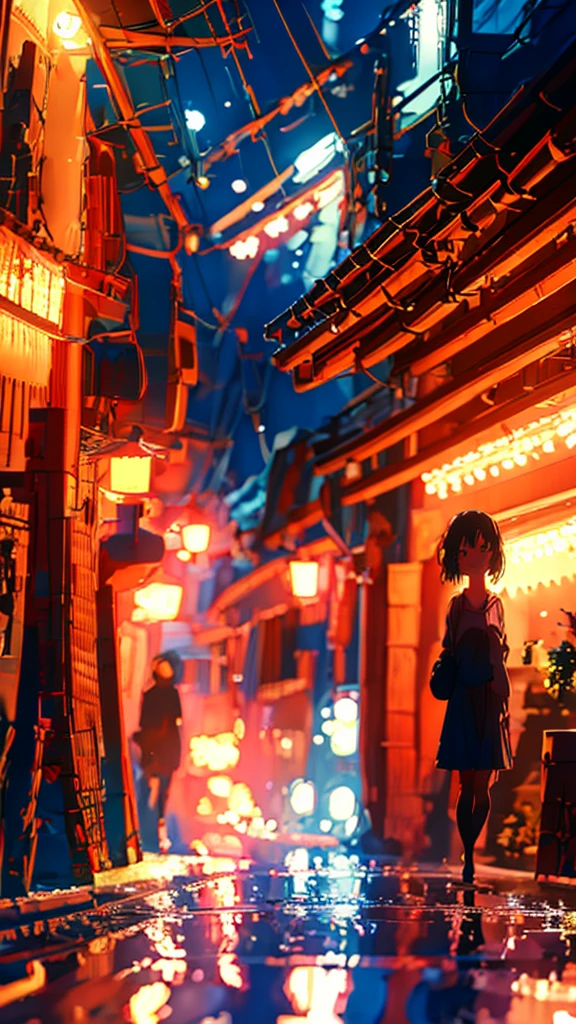 anime girl sitting at a table in the rain, reflections. by makoto shinkai, gloomy. by makoto shinkai, lofi girl, artwork in the style of guweiz, lofi portrait, digital art ilya kuvshinov, anime art wallpaper 4k, anime art wallpaper 4 k, ( ( makoto shinkai ) )