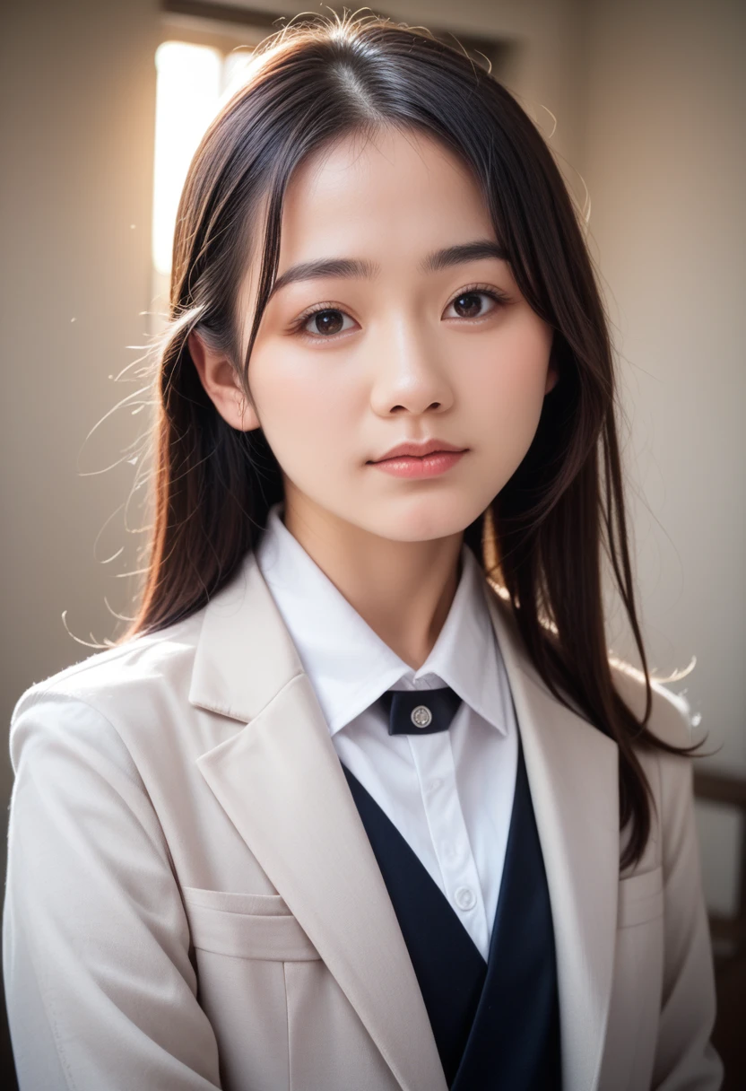 8k, raw photo, best quality, masterpiece, realistic, photo realistic, clear, professional lighting, beautiful face, best quality,ultra high res, realistic japanese beautiful, , 1girl,clothing aside