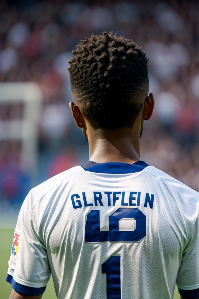 My name Gilberth on a football shirt on the back Barcelona
