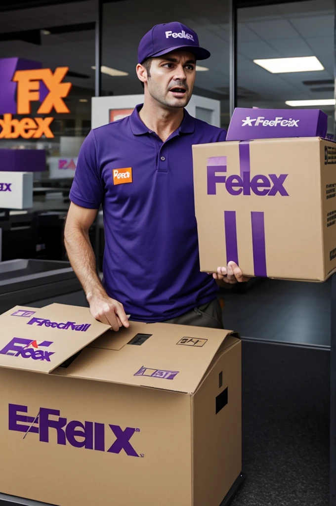 FedEx angry customer gay fossil bill