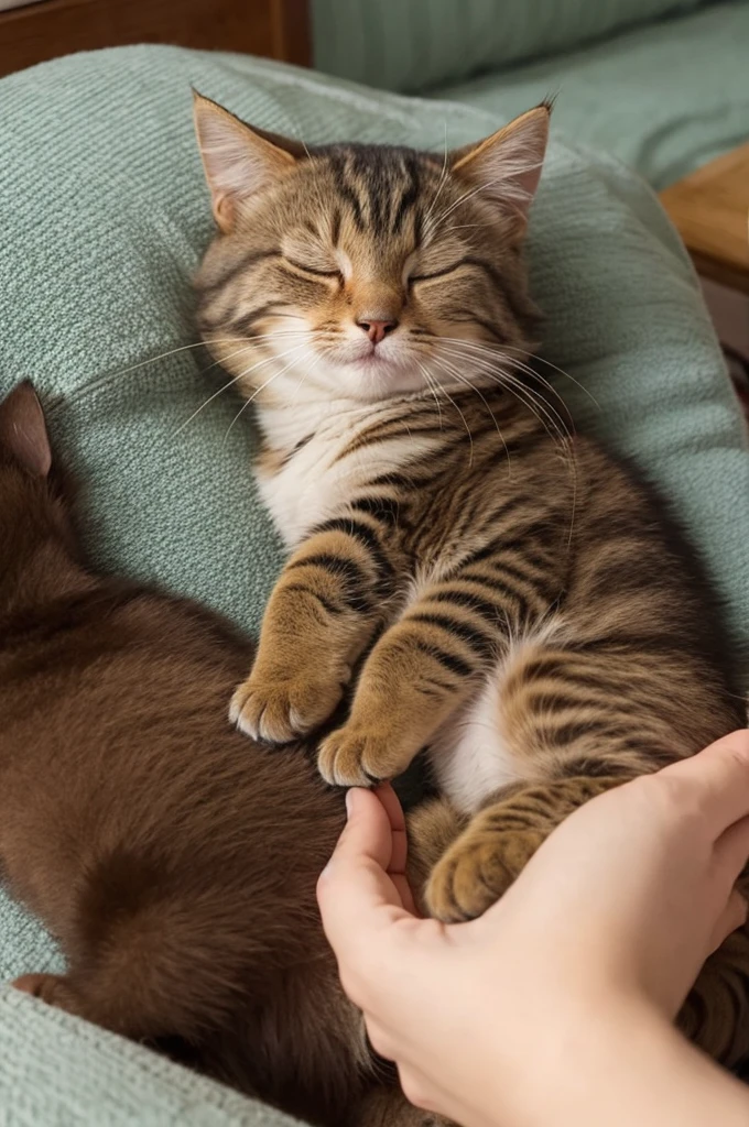 Cute animals sleeping