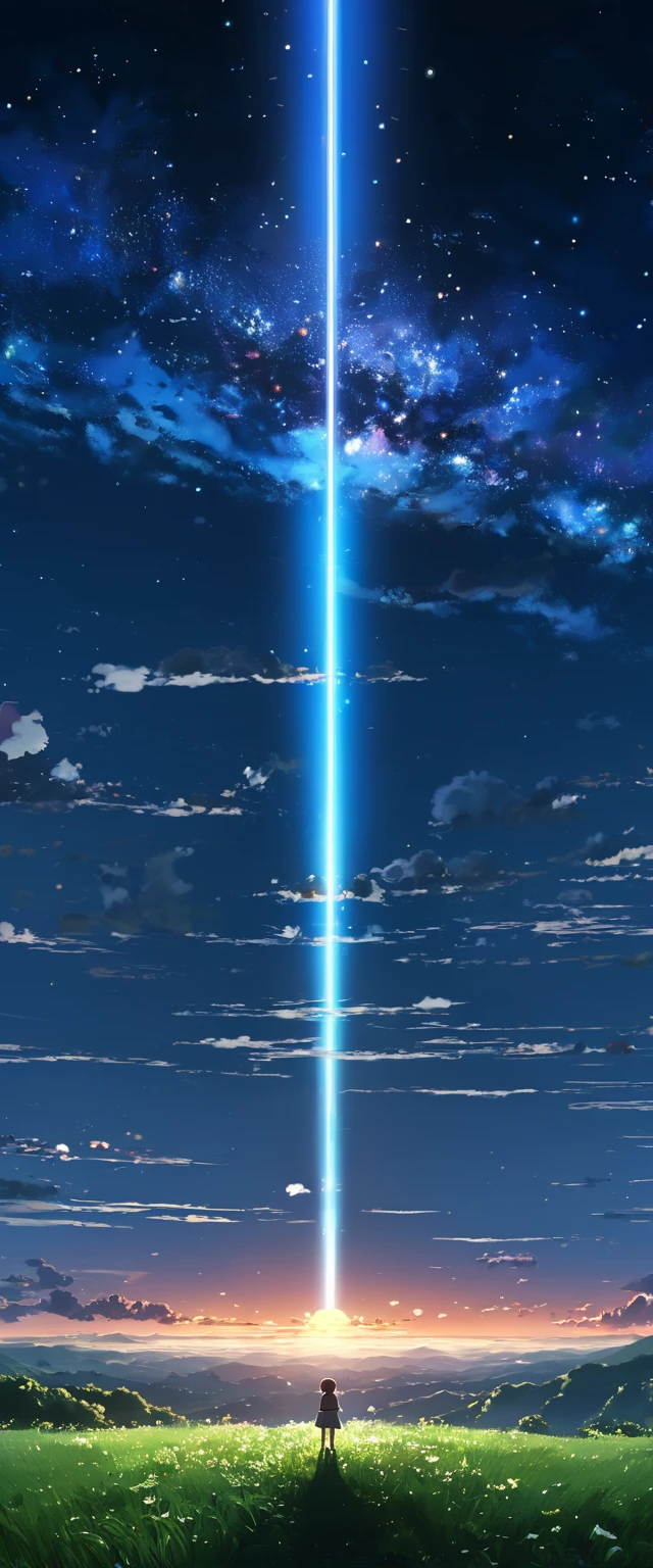 anime - escena de estilo de un hermoso atardecer infernal y un planeta poco visible a lo lejos , cielos. Con niño de pie y viendo el cielo.. Naturaleza de makoto shinkai, fondo de pantalla de arte anime 4k, fondo de pantalla de arte anime 4k, fondo de pantalla de arte anime 8 k, fondo de pantalla animado 4k, fondo de pantalla animado 4k, Fondo de pantalla animado 4k, cielo animado, increíble fondo de pantalla, fondo animado, planeta cielo en el fondo, fondo animado artanime art wallpaper 4k, anime art wallpaper 4K, anime background, anime art wallpaper 8K, anime art background, anime landscape wallpaper, amazing wallpaper, high quality wallpaper definition,4k animated wallpaper,4k animated wallpaper,Aries Moross art,Bob Byerley art,AshleyWoodArtAI,greg rutkowski