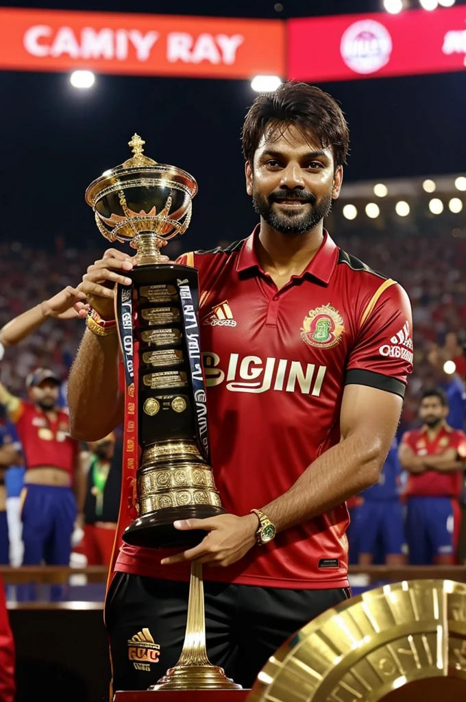 RCB team won IPL trophy