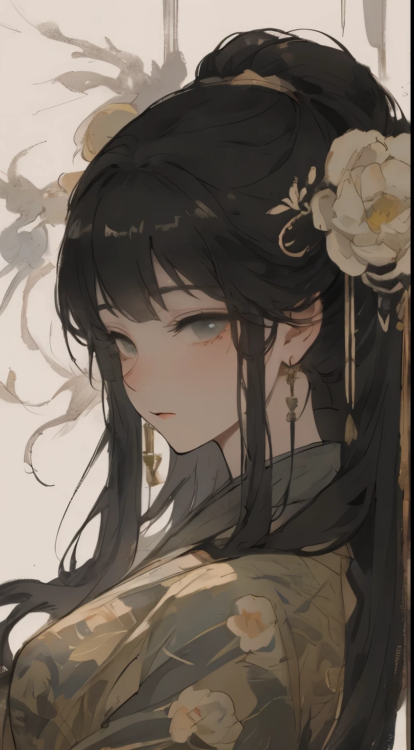 A Girl, Ancient Chinese clothing, total body, sunrays, Clear face, clean white background,true,yun, master masterpiece, super-detail, epic composition, UHQ, high quallity, extremely detailed, official arts, Uniform 8k wallpaper, super-detail, 32k