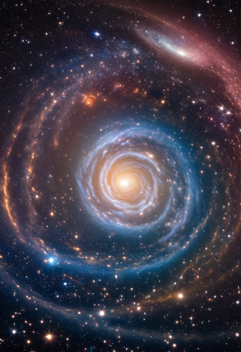 arafed image of a spiral galaxy with a bright light shining from the center, massive galaxy, view of the one spiral galaxy, view of the spiral galaxy, hubble photo background, hubble photo, subterranean sprawling galaxy, hubble image, interstellar galaxy, spiral galaxy, hubble photograph, hubble, deep space hubble photograph, hubble telescope images, massive scale cosmic being dark background