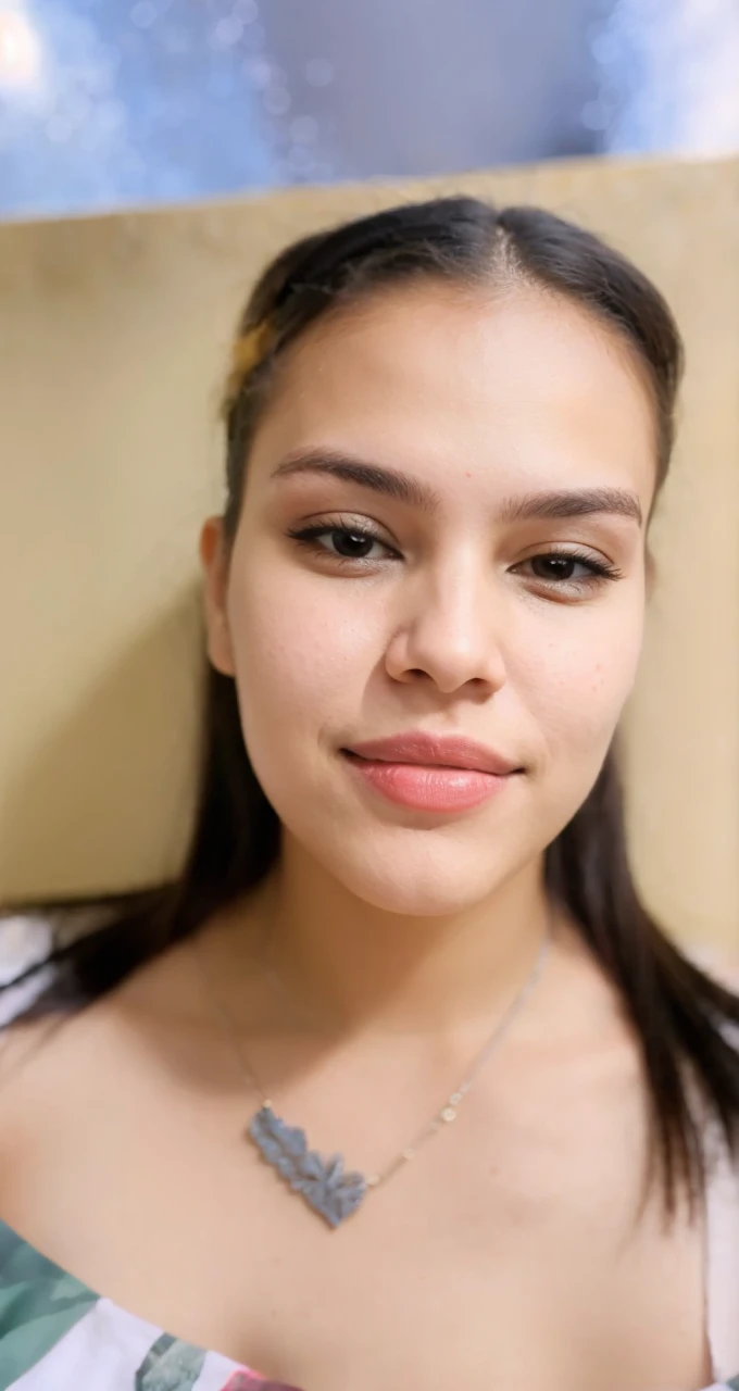 front face photo, proffesional, Brazilian woman, wearing blase and formal clothes, crossed arms, Grinning