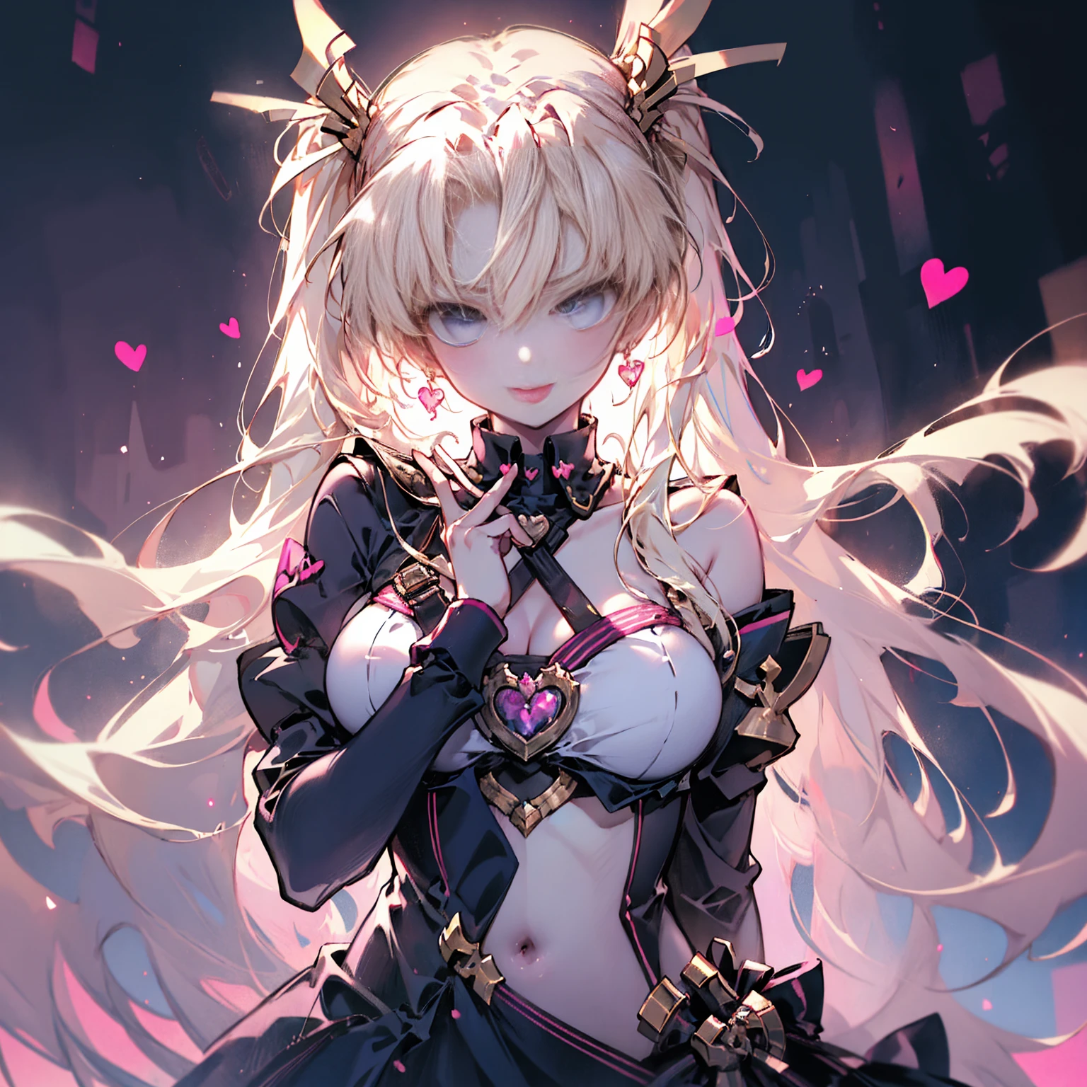 (masterpiece),(Highest quality),(Super detailed),(Best illustrations),(Best Shadow),(Absurd),(Detailed Background),(so beautiful)Bradamante, 16K, 8K, 4K,(Best Shadow), (so beautiful), One person, alone, , , , (detailed beautiful eyes), Big Breasts, Blonde, heart-shaped pupils, Oculogyric crisis, curvy, , Perfect figure, , , Arched back, , , orgasm, afterglow, erotic smile, , , Open your mouth languidly, , Sexy posture, , , cross-eyed, rolling eyes, , water eyes, tears, , tongue out, , , , saliva trail, , shiny skin, , Thigh fetish, , , torogao, ahegao, BREAK, , Dramatic lighting, , Psychedelic Background, night, pink neon, , Torrent of Light, mysterious, spoken heart,, , ,