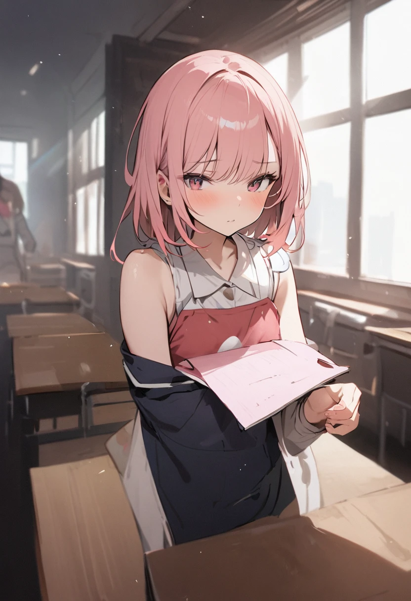 Inserting a dick into one eye、、eye shot、Girl、Girl、Short、Younger、Lower school year、Baby Face、flat chest、Dynamic Angle、masterpiece、best quality、ultra-detail、School、In the classroom