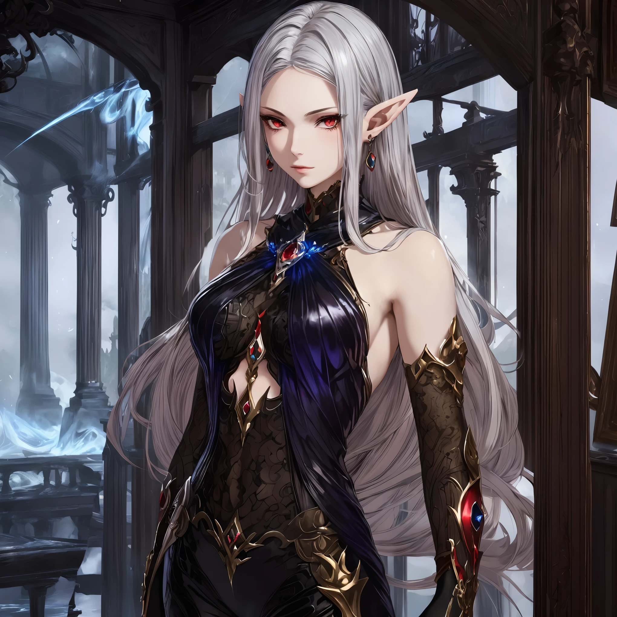masterpiece, best quality, Fantasy aesthetics, Highly detailed, shadowverse style, female