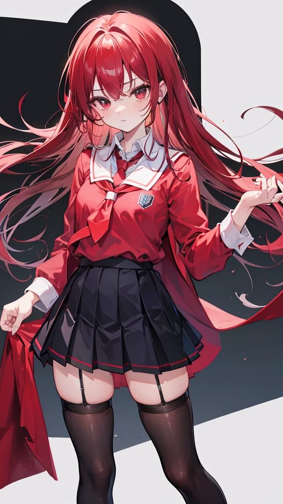 masutepiece、Best Quality、hight resolution、tre anatomically correct、((JK school uniform))、a miniskirt、Classroom、(Vibrant colors:1.2)、(masterpiece:2.0)、onepiece、Uta、blanche、left red hair、right gray hair、Not wearing pants、divine spirit、Flushed cheeks、Beautiful girl in every detail、Body shining with sweat、Wet、Seductive thighs、sexy pose、Hair above one eye、(frombelow:1.5)、Pussy、Female genitals、vaginal、Intravaginal、Expansion、You can see inside the skirt