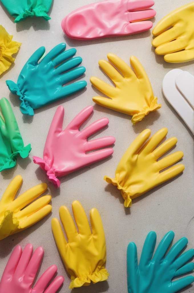 detergent　Rubber gloves　