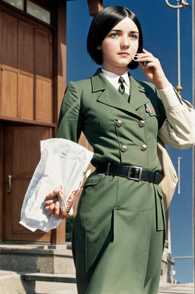Adolf ?????? Anime Girl Version holding a condom