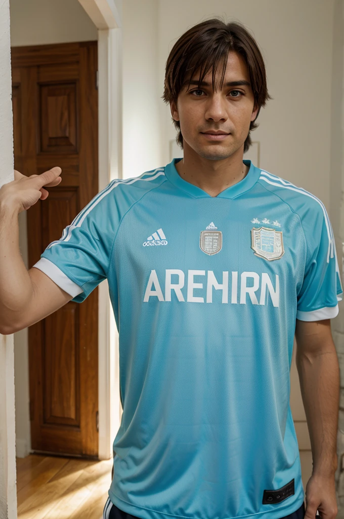 Photo with Argentina jersey