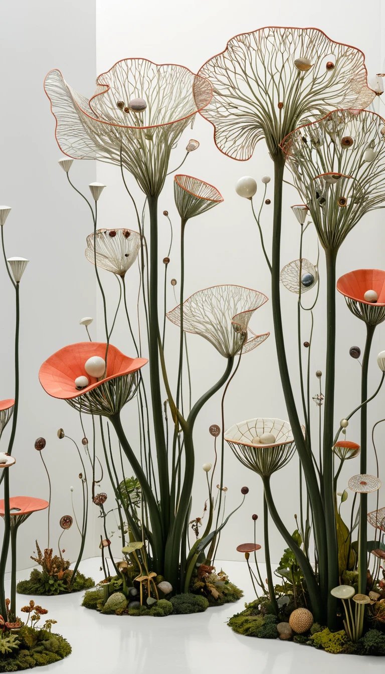斯蒂芬·加梅尔style,Harry Bertoia (Harry Bertoia) style,(艾伦·奥尔德里奇的style:0.7),
rest
abstract style,branches,eyeball,coral,
rest
(Abstract Cubism:1.3),Shape Monster,Carnivorous plants,(简约style:0.9),Autism Picture Books,Diagonal composition,(Irregular composition:1.3),(Curved light:1.4),White_background,(Imagine:1.4),Low density distribution,(large areas of White space:1.8),