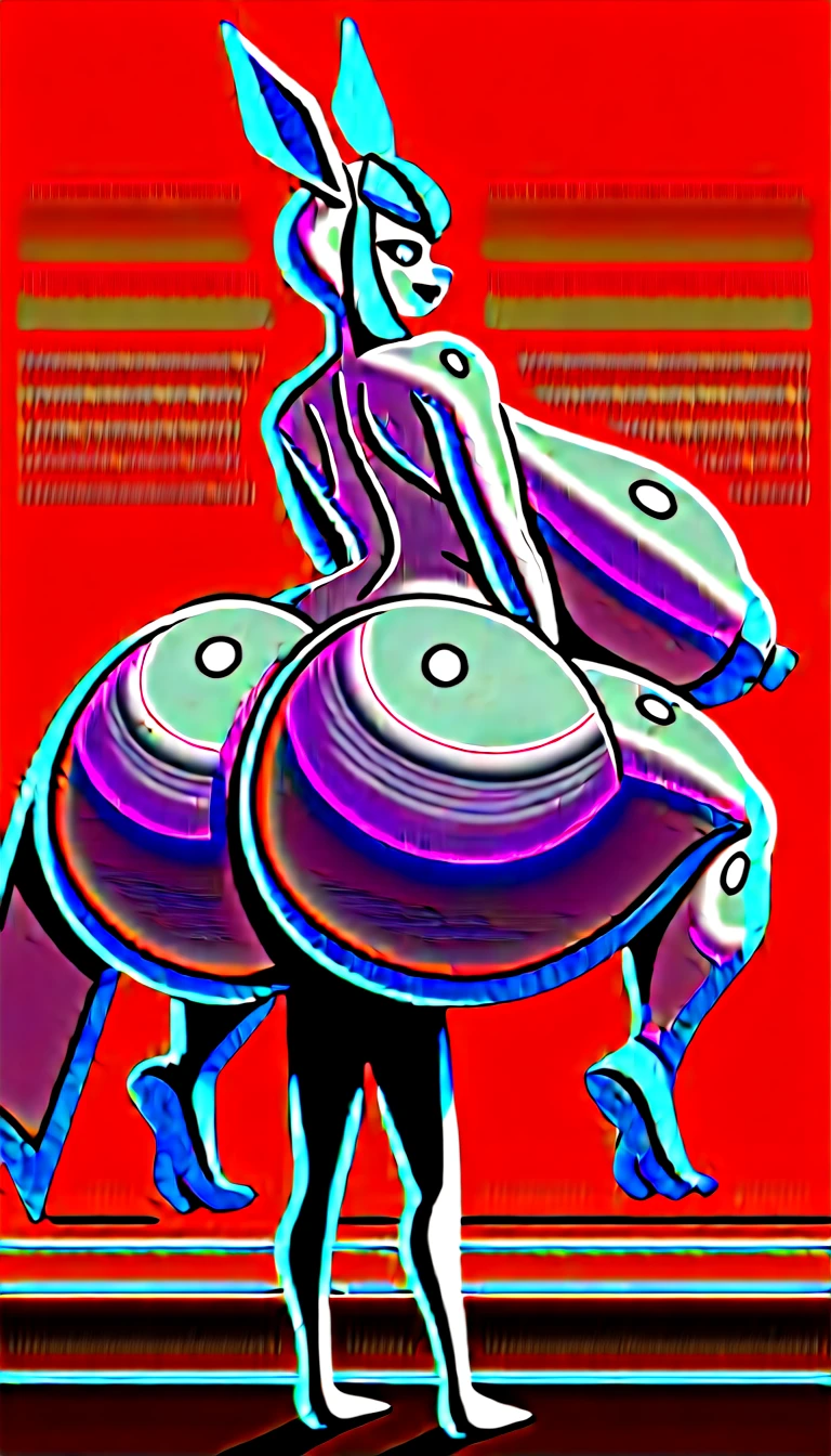 glaceon , anthro, Gigantic breasts, big nipples, large areola, blue nipples, thin waist, Gigantic ass, pussy, thighs, bare feet, nude, completely naked, curvy figure, anthro on bottom, human on top, ass grab, hand on butt, reverse cowgirl position, turn your back, standing, standing sex, stand and carry position, vaginal penetration, rippling ass, In the city, the crowd, being watched