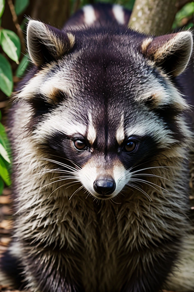 animated raccoon