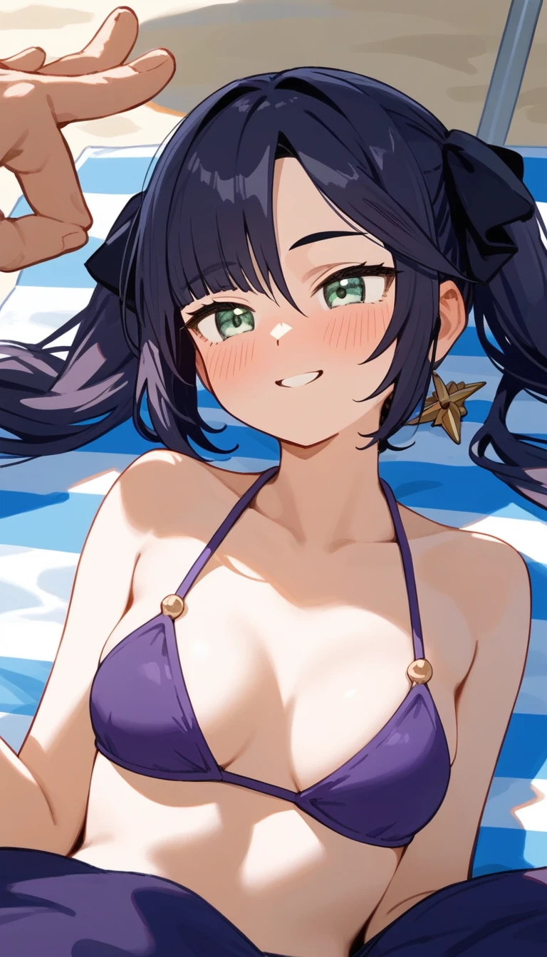 Rice Shower \(umamusume\), ((Abdominal muscles)), ((Muscular body)),Black Hair, Hair intake, blue eyes, length, Smooth long hair, (Completely naked), Horse tail, (Very detailed), Big Breasts、超超Big Breasts、Very very very large breasts、Breasts that look like they might burst、Sagging breasts、Voluptuous bust、Bust Size H Cup、Melon-sized bust、Wet nudes、Sweat、Sweatまみれ、Sweatだく、Beautiful breasts、Full nudity、Artistic Nudity、Erect nipples ,No pubic hair、Wet vagina、Beautiful vagina、 masterpiece,Highest quality, fine grain, Official Art, smile, hot spring、Open-air bath、田舎のOpen-air bath, Immerse yourself in water up to your shoulders、Soak your whole body in water、All naked bodies in hot water、Crystal clear water、Breasts in hot water、You can see the breasts through the、Open your mouth, frontage