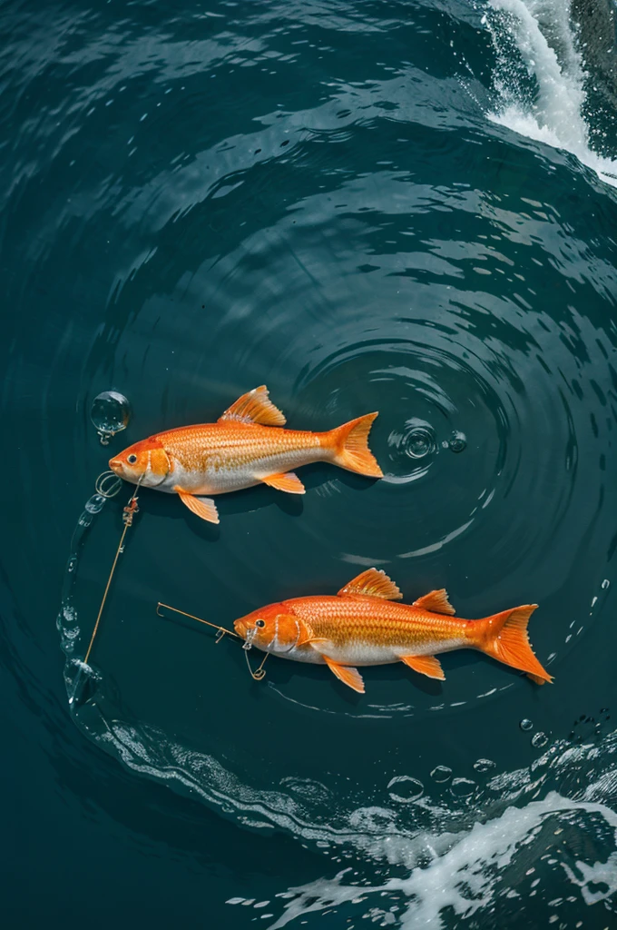 Fish logo with name Fishing Saayana