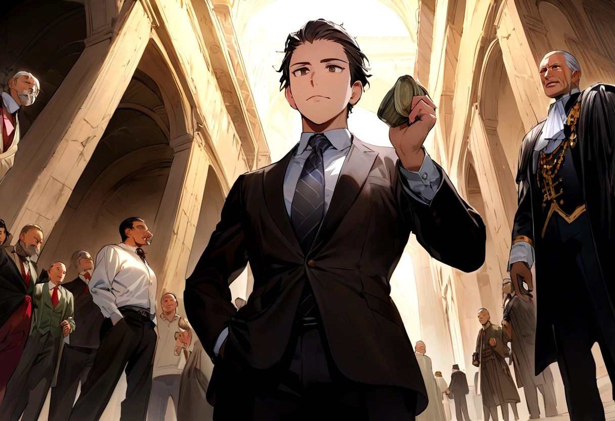 r doing negotiation, top quality picture. Add the text 'Eder Santo Professional trader investments the terror of the financial market' to the image."