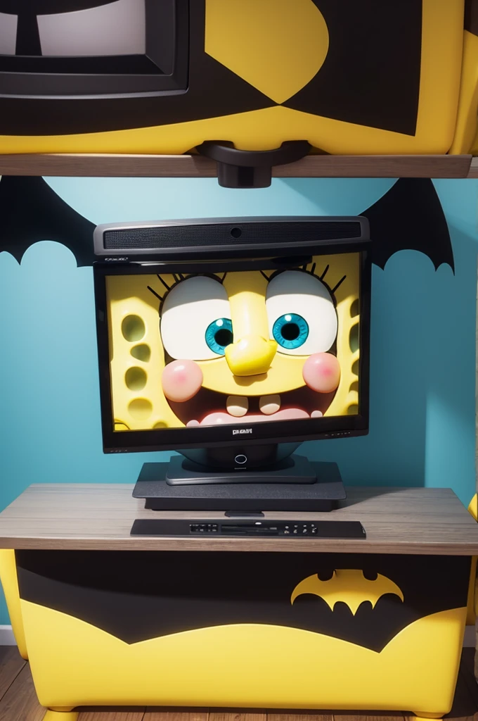 Make SpongeBob watch TV with Batman