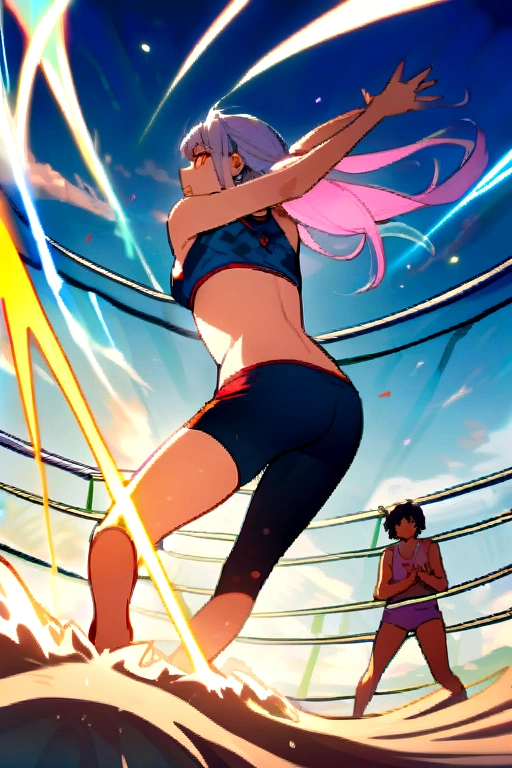 冴紴翴 playing beach volleyball