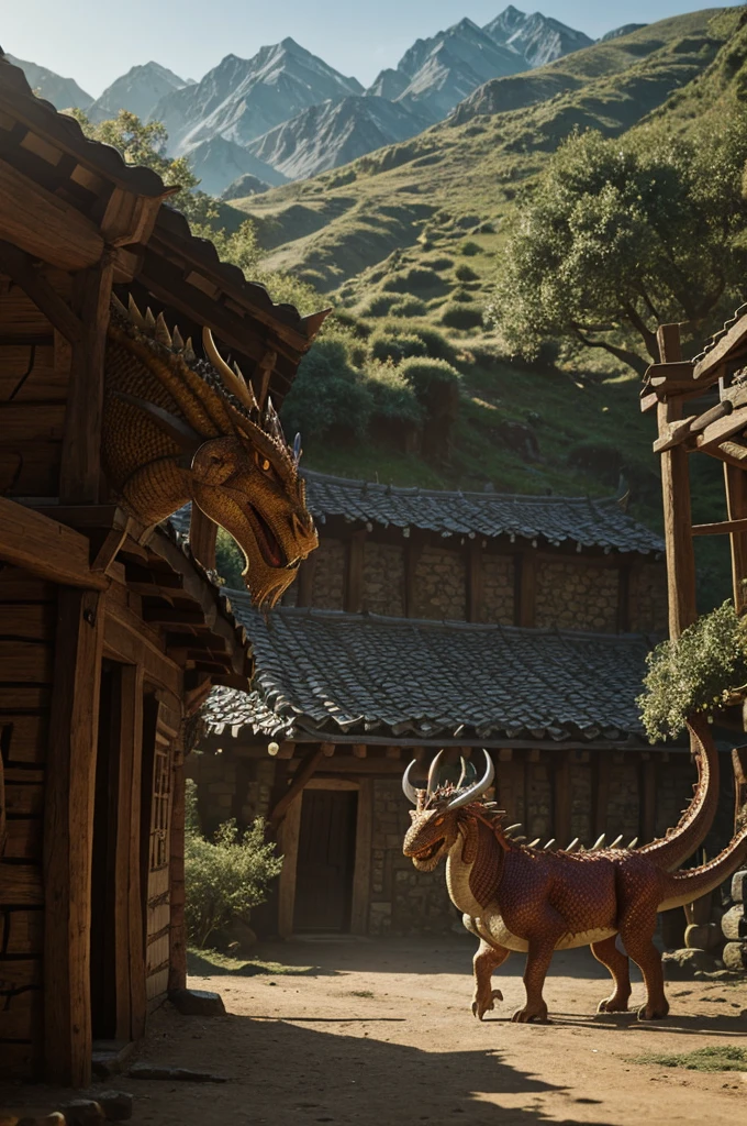 One bright morning, a messenger arrived at the village with urgent news from the king. A fearsome dragon had been terrorizing the kingdom, stealing livestock and causing havoc wherever it went.