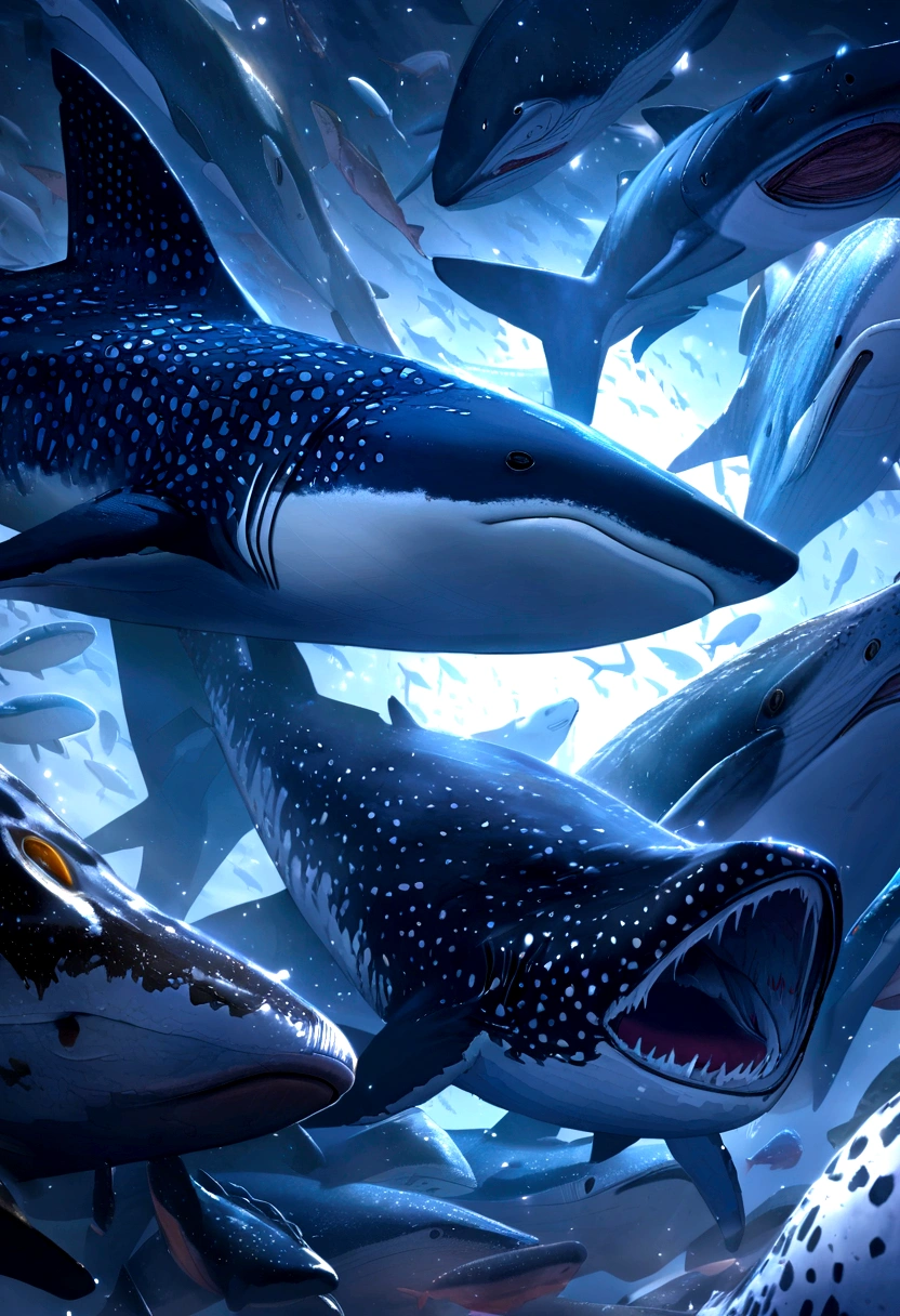 mixed whale sharks wallpapers