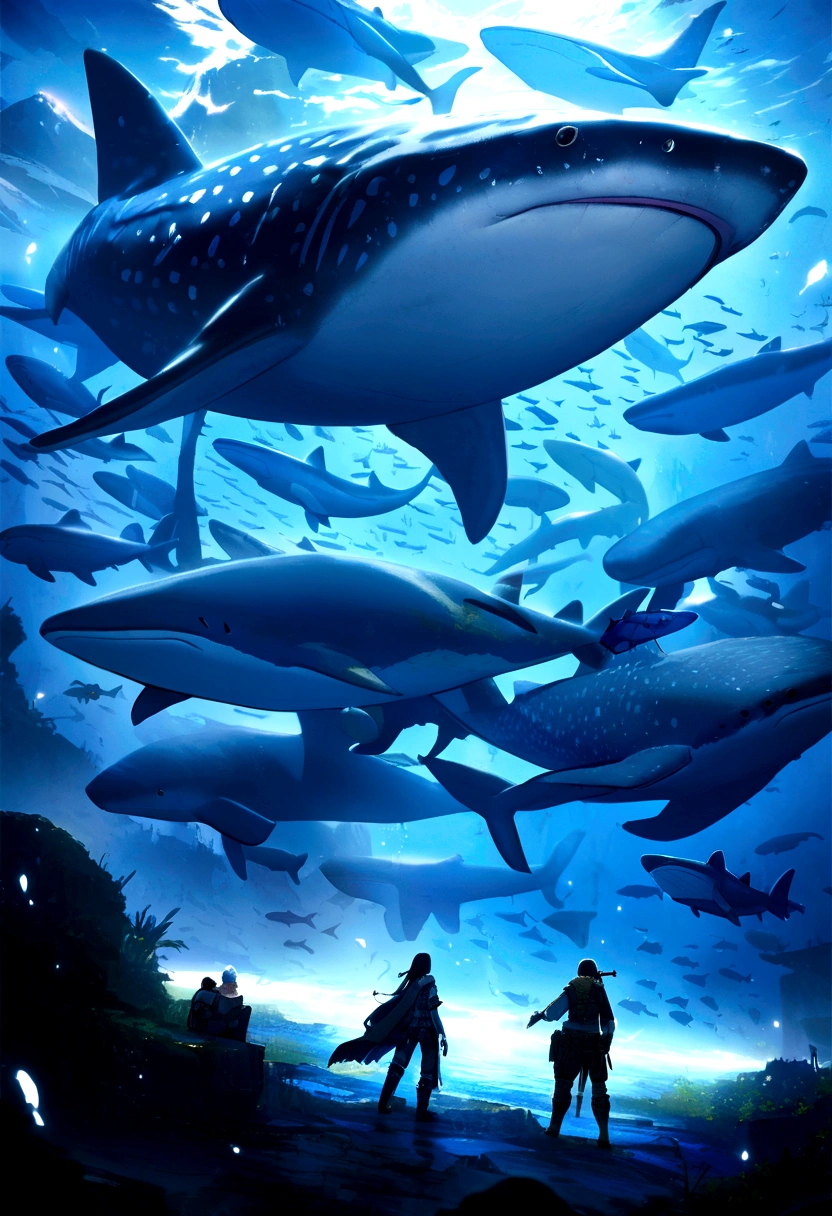mixed whale sharks wallpapers