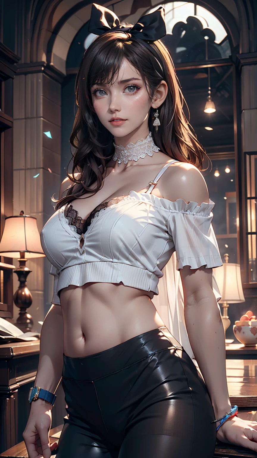 Smet Photos, masterpiece, highest quality, Delicate skin, Blurred Background, Sumetal, Open chest,Sexy proportions