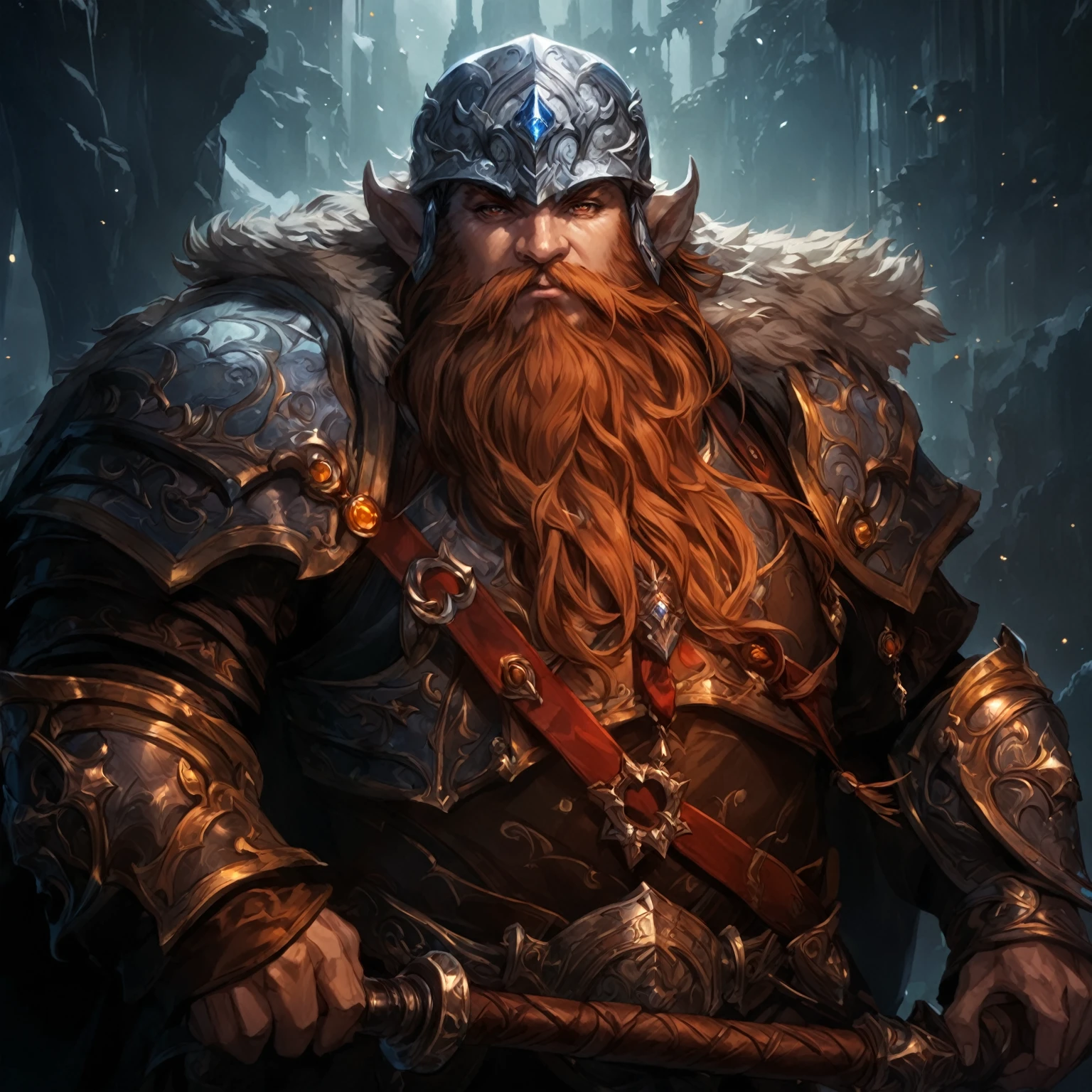 masterpiece, best quality, Fantasy aesthetics, Highly detailed, shadowverse style, male, dwarf