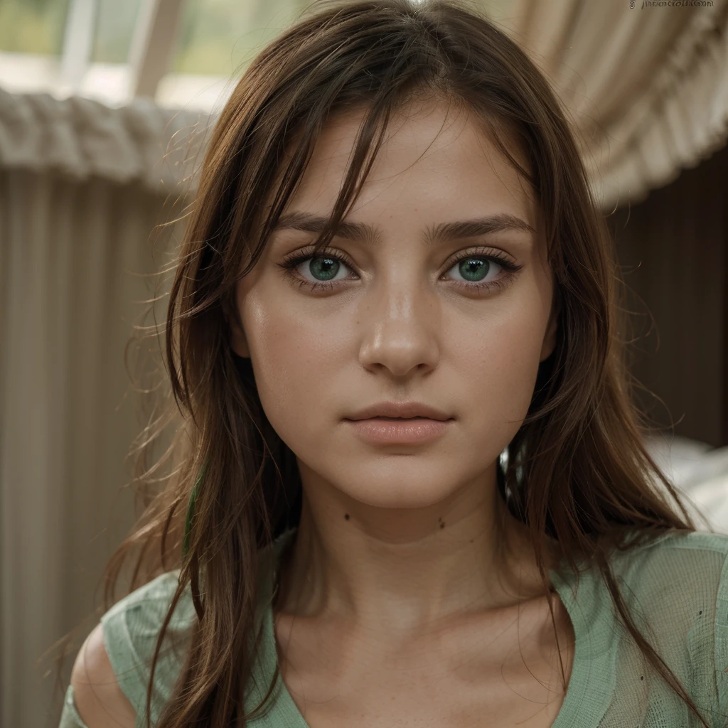 (8k, photoréaliste, Photo brute, meilleure qualité), jeune fille brune, femme arafée, Yeux verts détaillés, beaux yeux verts, Belle femme, Modèle, fille sexy, corps fort, marche, vêtu d'un bikini blanc et d'une mini-jupe en jean, jeune et beau, beauté à couper le souffle, Photographie pleine longueur, peau détaillée, réaliste, photo-réaliste, très détaillé, cadre pleine longueur, Art couleur RAW très détaillé, éclairage doux et diffus, netteté, hyper réalisme, la nuit, Piscine du grand attique,