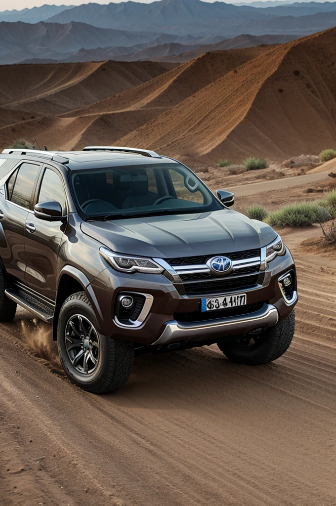 Fortuner car and boy