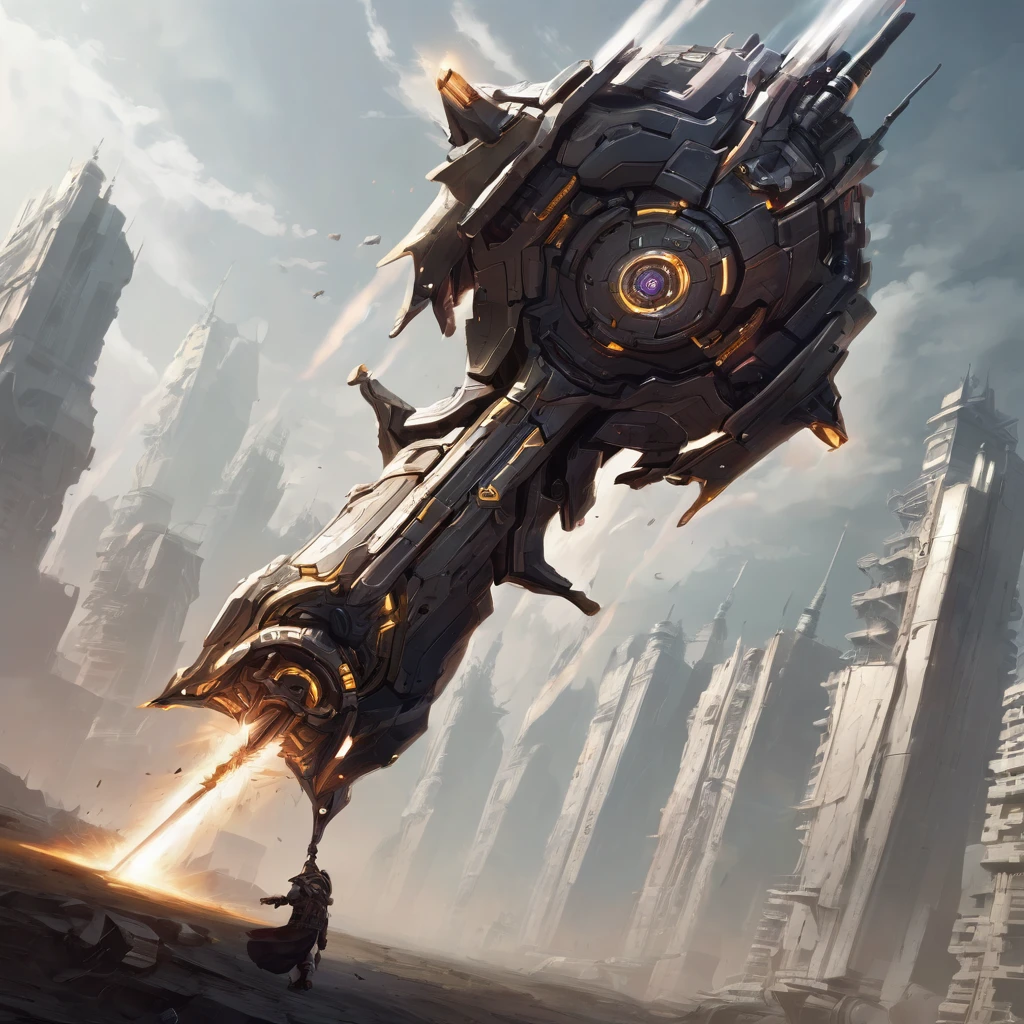 High Technology weapon fantasy artwork