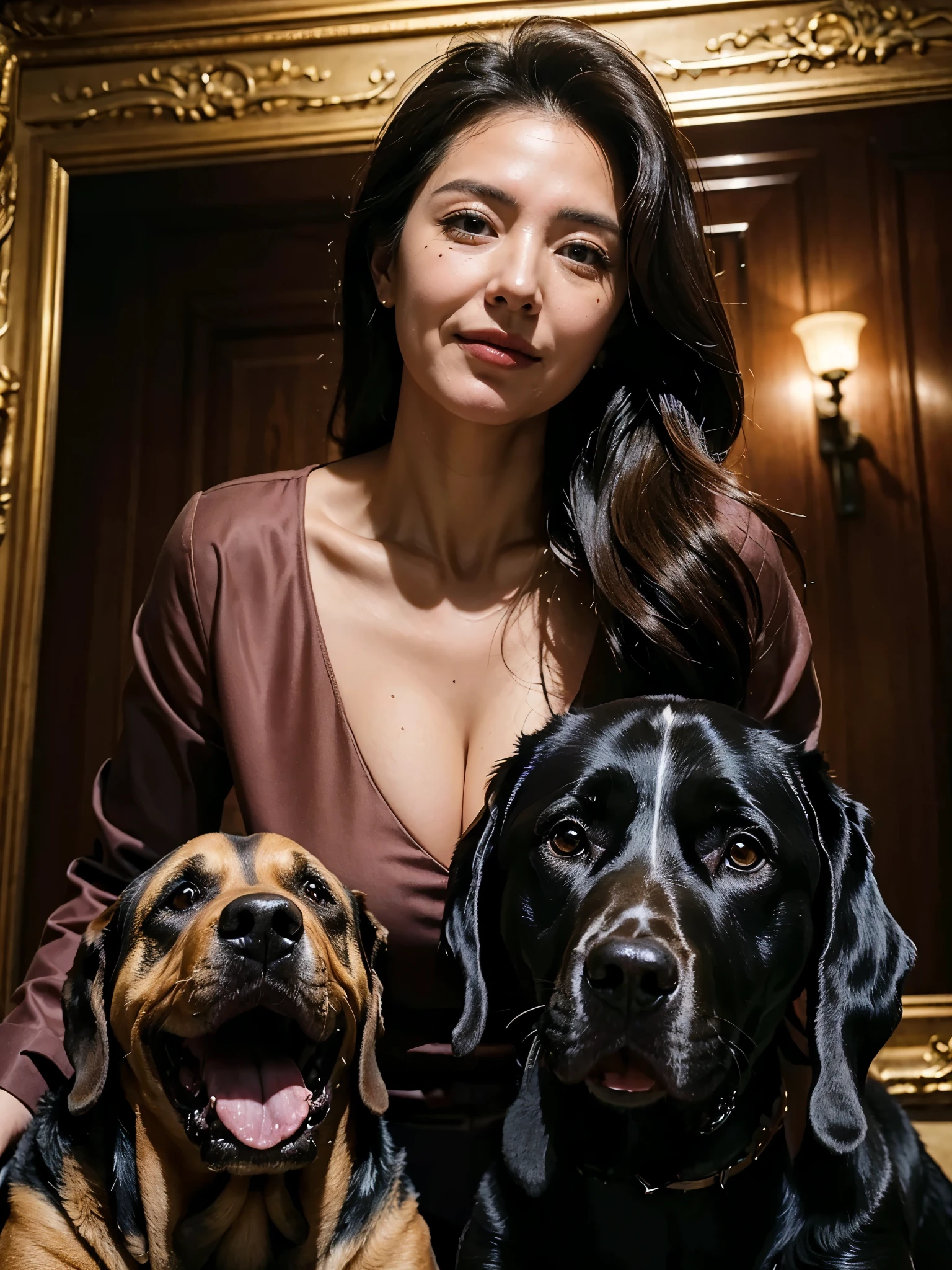(masterpiece : 1.5), (perfect Dog's mouth : 1.3)
