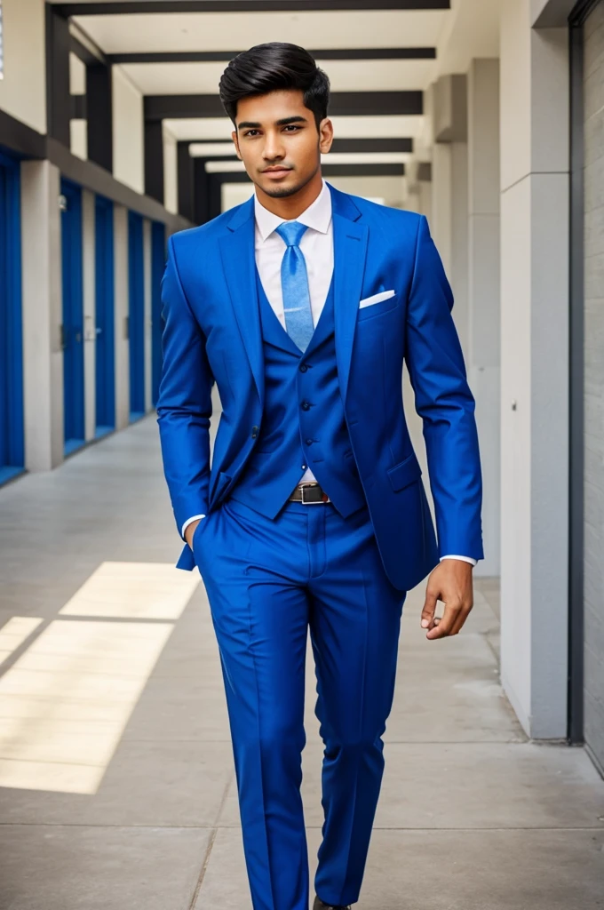 13 year old male wearing tie and lomg sleveed  button up with blazer and vest with dress pants and belts
4K HIGH REZ 

Physical Description: Brown colored hair and skinny build. 5"5 and 150 LB. Blue eyes. 

.