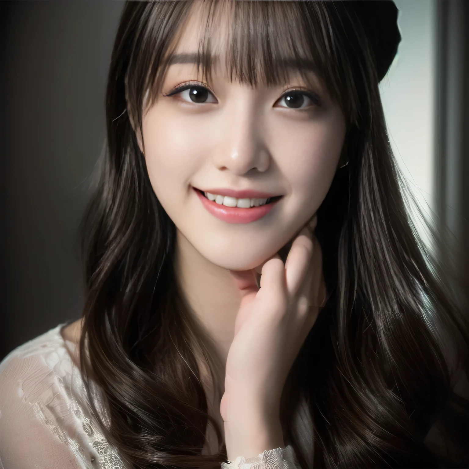(Highest quality, masterpiece, 16K, Super detailed, Beautiful Skin, Professional Lighting)
{{One Girl:18-year-old:smile:Double Female, whole body,{{Sit on a chair:1.5}}