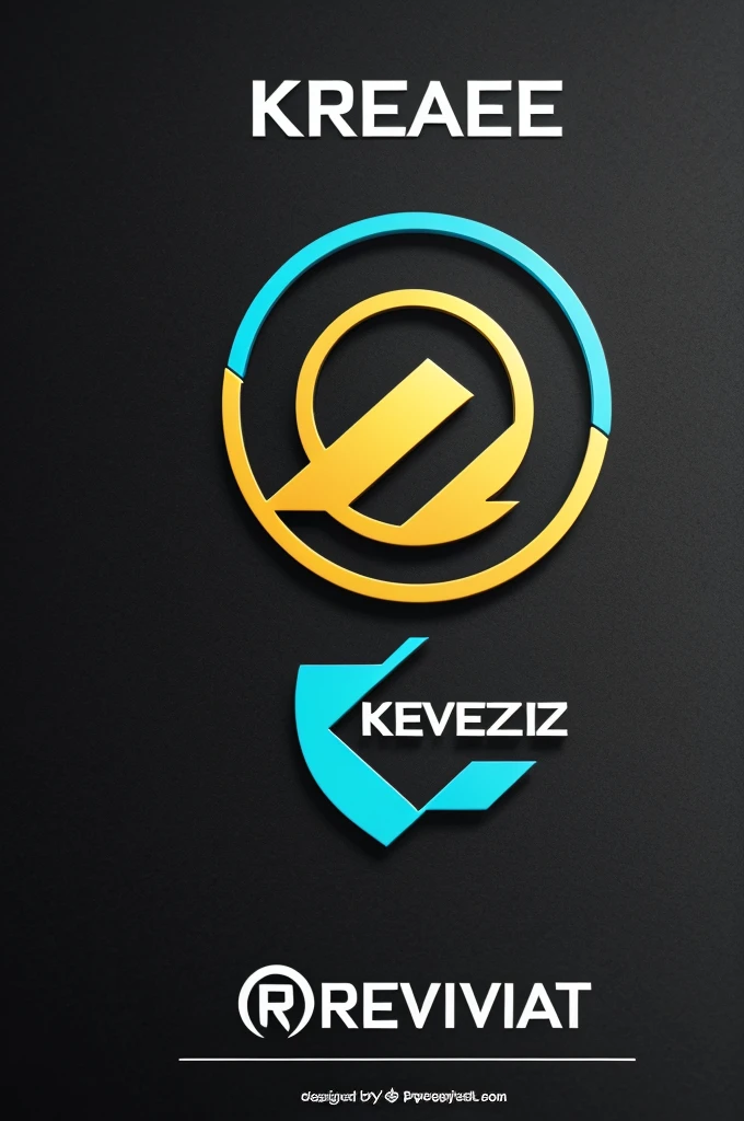 Generate a logo for me with the word "Kreativez" in the form of a signature