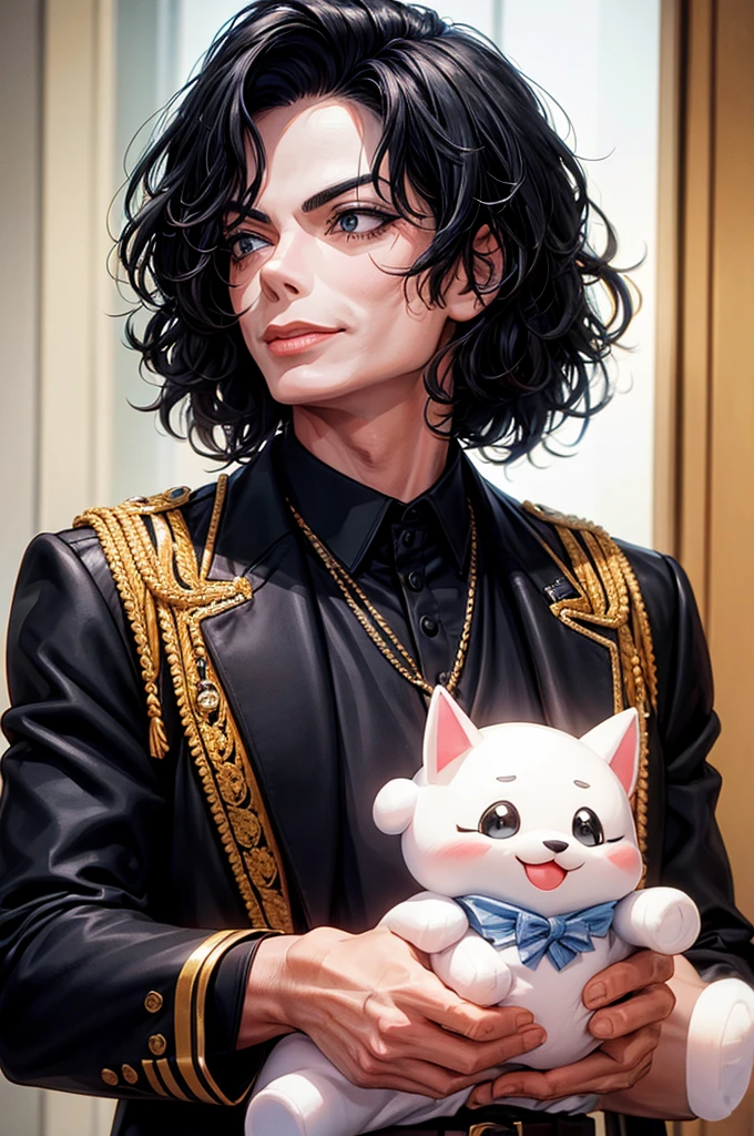 make a caricature of Michael Jackson
