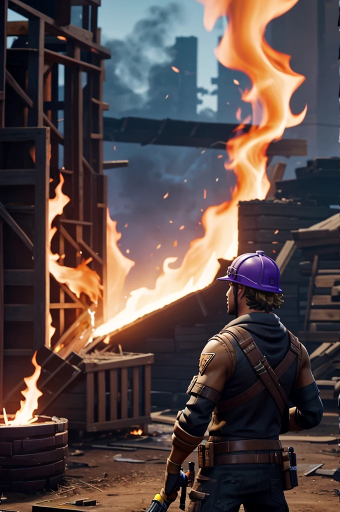 25 with form of a fortnite flame